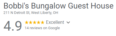 West Liberty Guest House for Rent Google Reviews